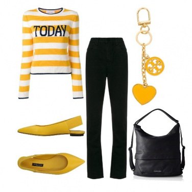 Outfit Black and yellow #02