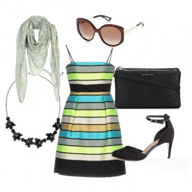 Outfit L’abito a righe