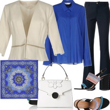 Outfit Dettagli turchese