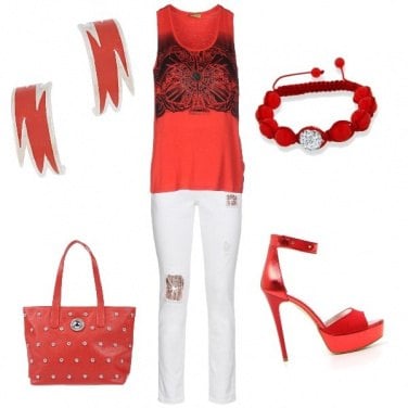 Outfit Una fiammata di Versace!