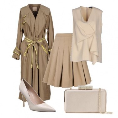 Outfit Meghan Markle in beige