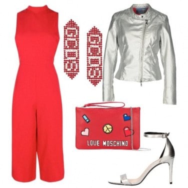 Outfit Rosso di sera