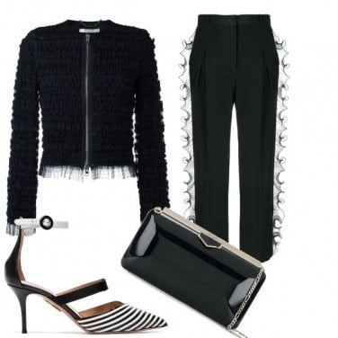 Outfit Black rouche