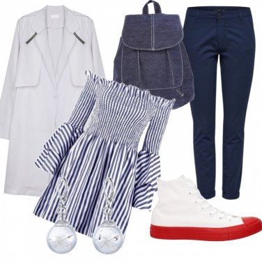 Outfit Adoro il blu