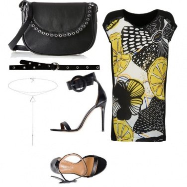 Outfit Night Black and Yellow