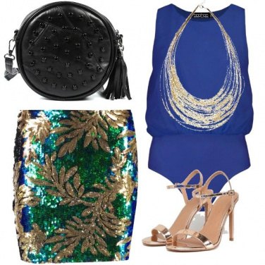 Outfit Gonna dorata