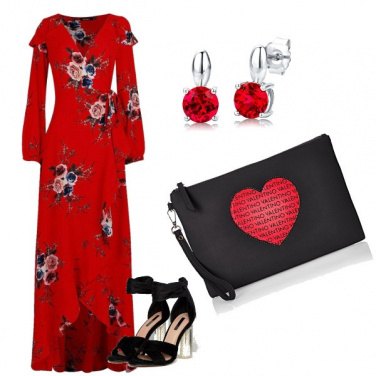 Outfit Cerimonia in rosso