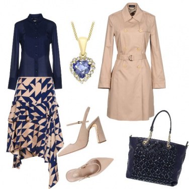 Outfit Blue e nude