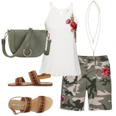 Outfit Shorts camouflage