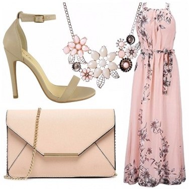 Outfit Rosa e fiori