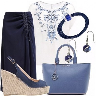Outfit Gradazioni di blu