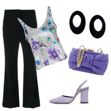 Outfit Il viola protagonista