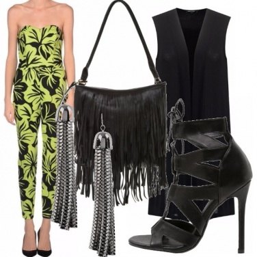 Outfit Serata a frange