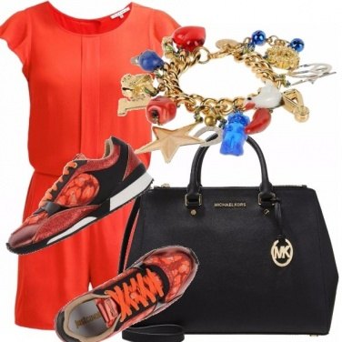 Outfit Tuta rossa