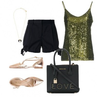 Outfit Sparkling green