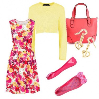 Outfit Fiori e fiocchi