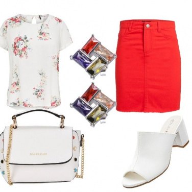 Outfit Gonna rossa