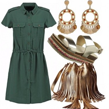 Outfit Militare in oro