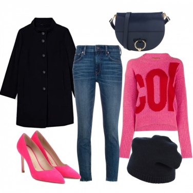 jeans blu scuro outfit