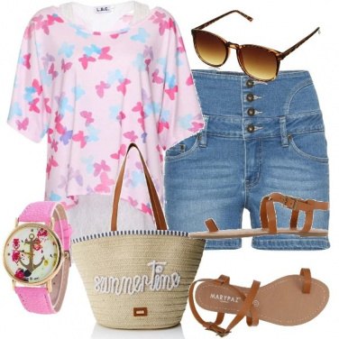 Outfit Farfalle in città