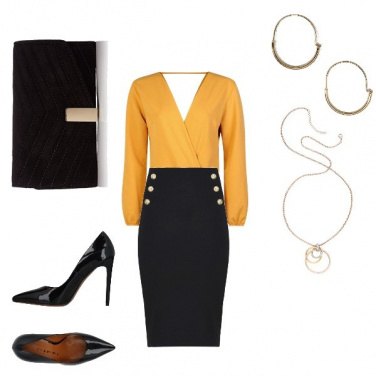 Outfit Black&gold