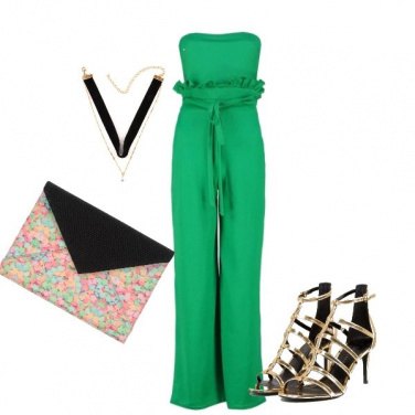 Outfit Fiori tenui