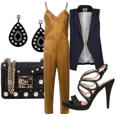 Outfit La tuta dorata