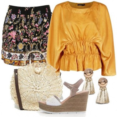 Outfit Borsa in vimini