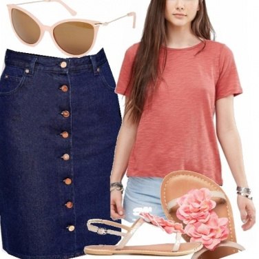 Outfit Gonna in jeans