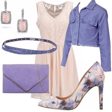 Outfit Rosa e lilla