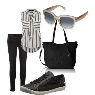 Outfit Scuola look