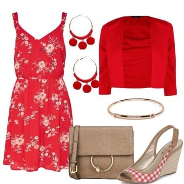 Outfit Mix and match sui toni del rosso