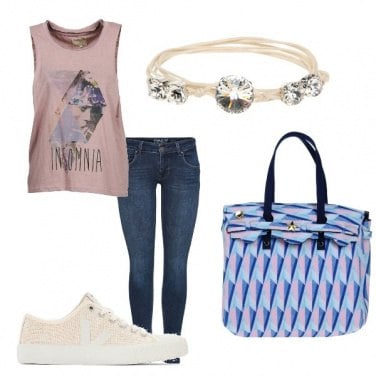 Outfit Scuola look