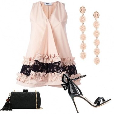 Outfit Rouches e farfalle