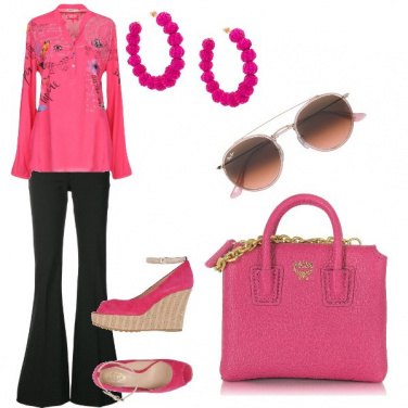 Outfit Non solo fucsia