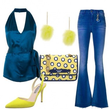 Outfit Gli orecchini di piume