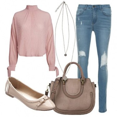 Outfit Comoda con scarpa flat