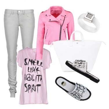 Outfit Panna e fragola