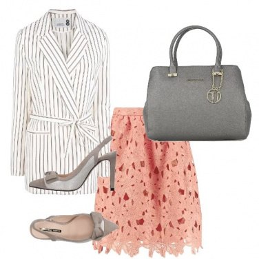 Outfit Righe e fiori