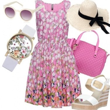 Outfit Tulipani sul rosa