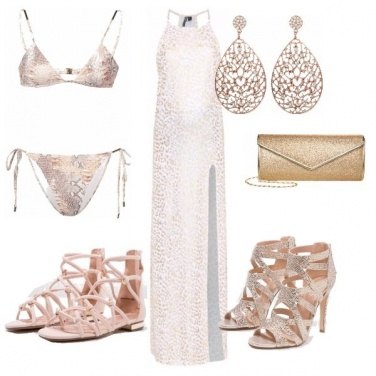 Outfit Oro per il mare...oro per la sera