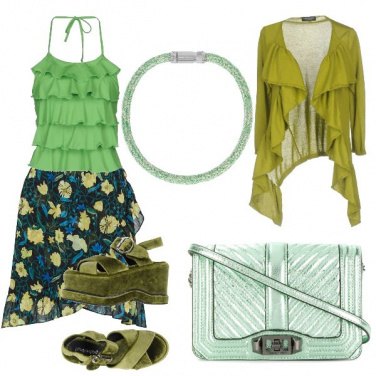 Outfit Gradazioni di verde