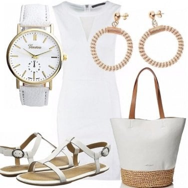 Outfit White in flats