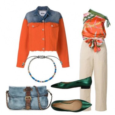 Outfit Jumpsuit e ballerina trendy