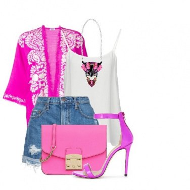 Outfit Kimono fuchisa