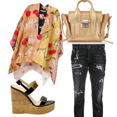 Outfit Un fiore sull\'asfalto