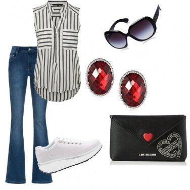 Outfit Le sneakers e la camicia