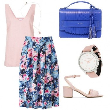 Outfit Primavera con fiori