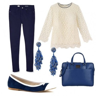 Outfit In ufficio con i jeans