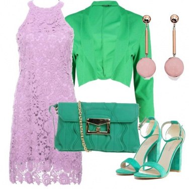 Outfit Invitata con bolero